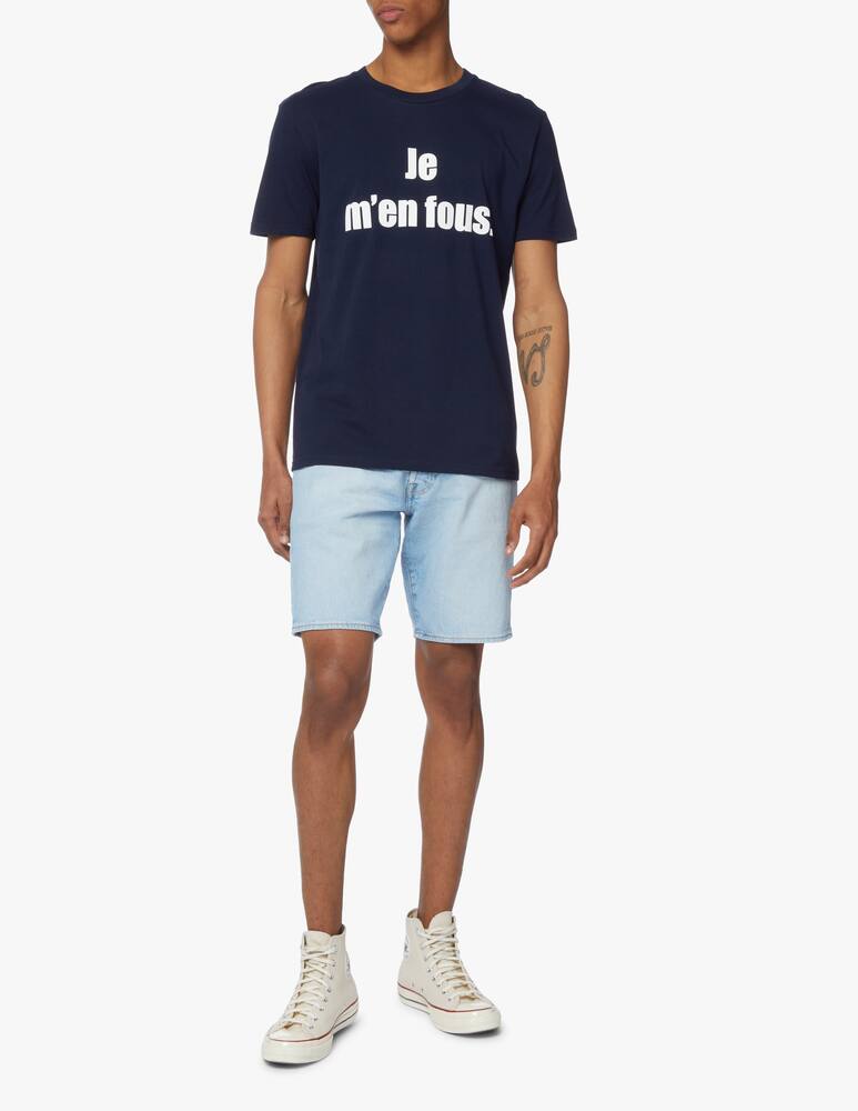 rinascente Les Petits Basics T-shirt je men fous - blue