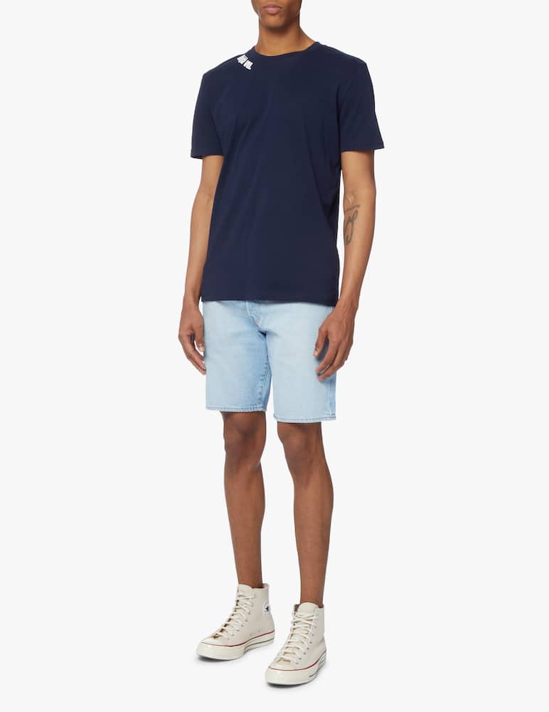 Les Petits Basics T-shirt deja vu neck print - blue - picture 2 Les Petits Basics T-shirt deja vu neck print - blue - picture 2