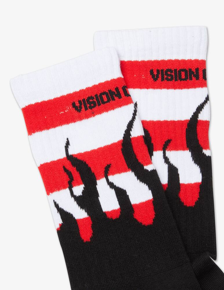 rinascente Vision of Super Striped flame socks - Multicolor