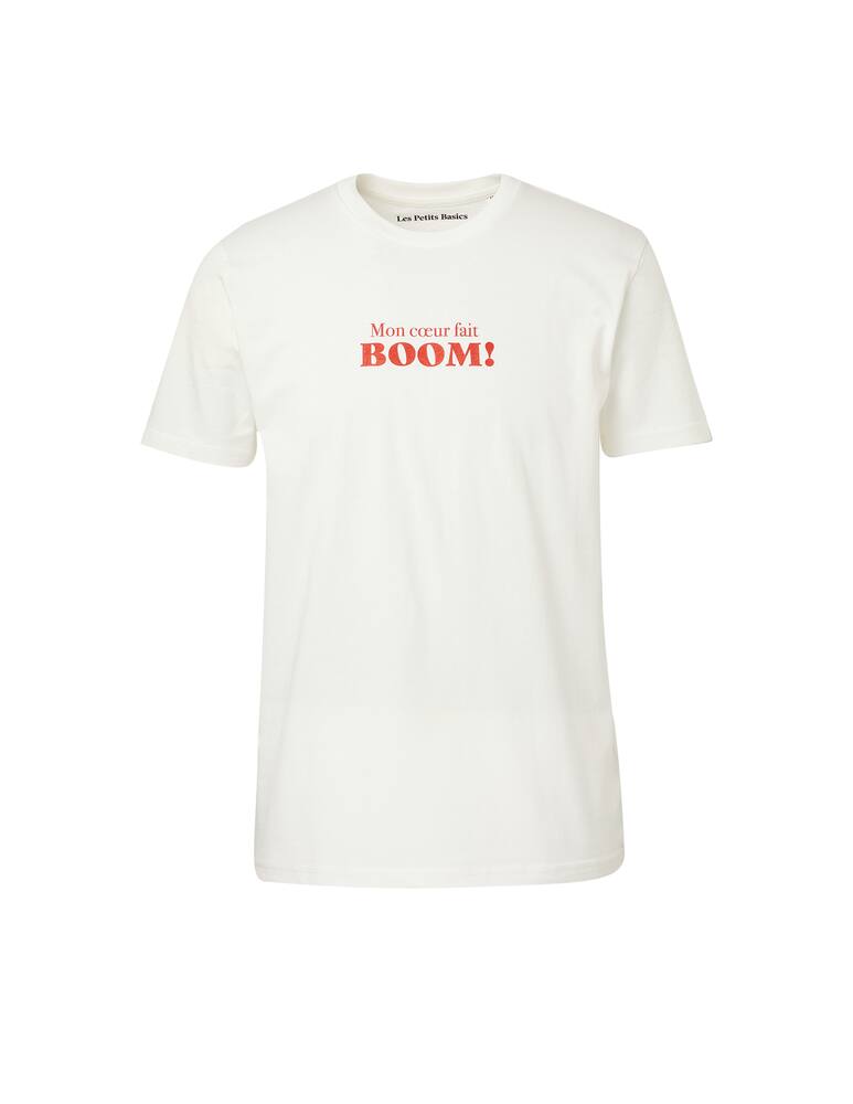 rinascente Les Petits Basics Maglietta manica corta boom - bianco