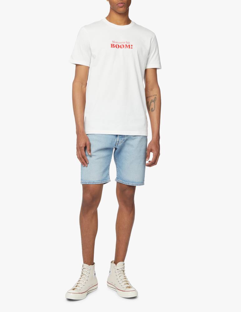 rinascente Les Petits Basics Maglietta manica corta boom - bianco