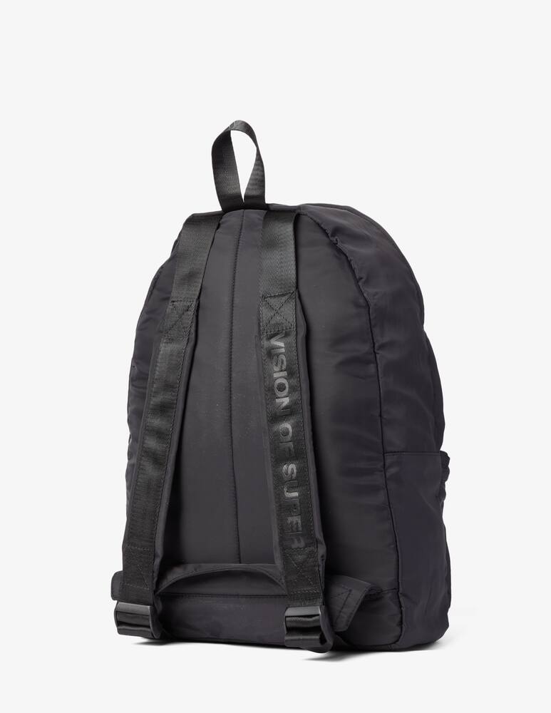 rinascente Vision of Super Zaino in nylon fiamma bianca - Nero