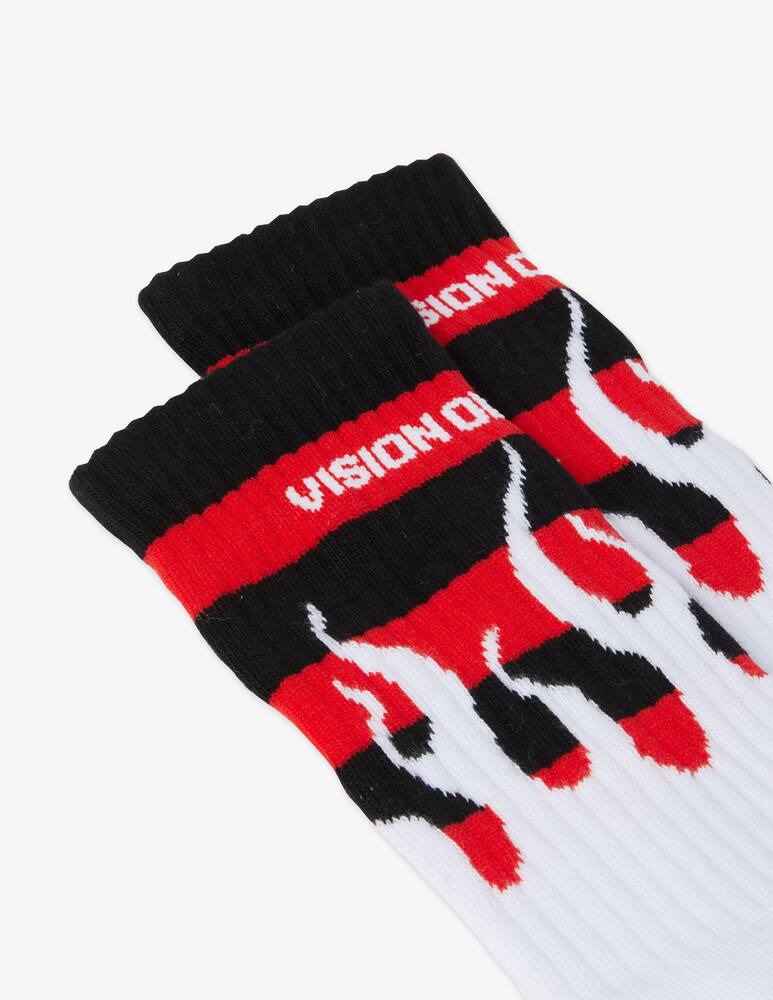 rinascente Vision of Super Striped flame socks - Multi