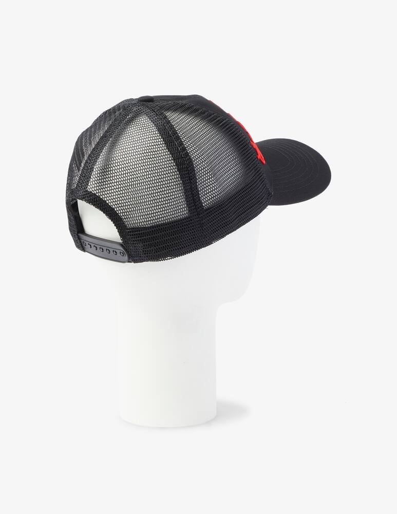 rinascente Vision of Super Cappello trucker fiamma rossa - Nero
