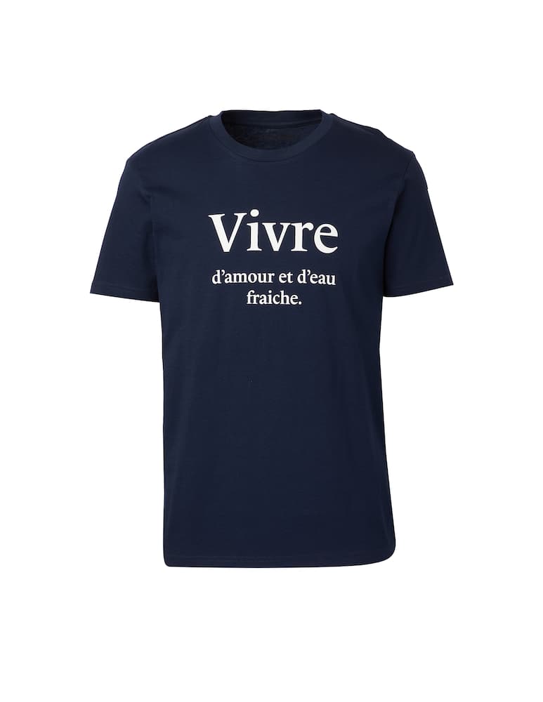 rinascente Les Petits Basics Maglietta manica corta amor et eau - blu