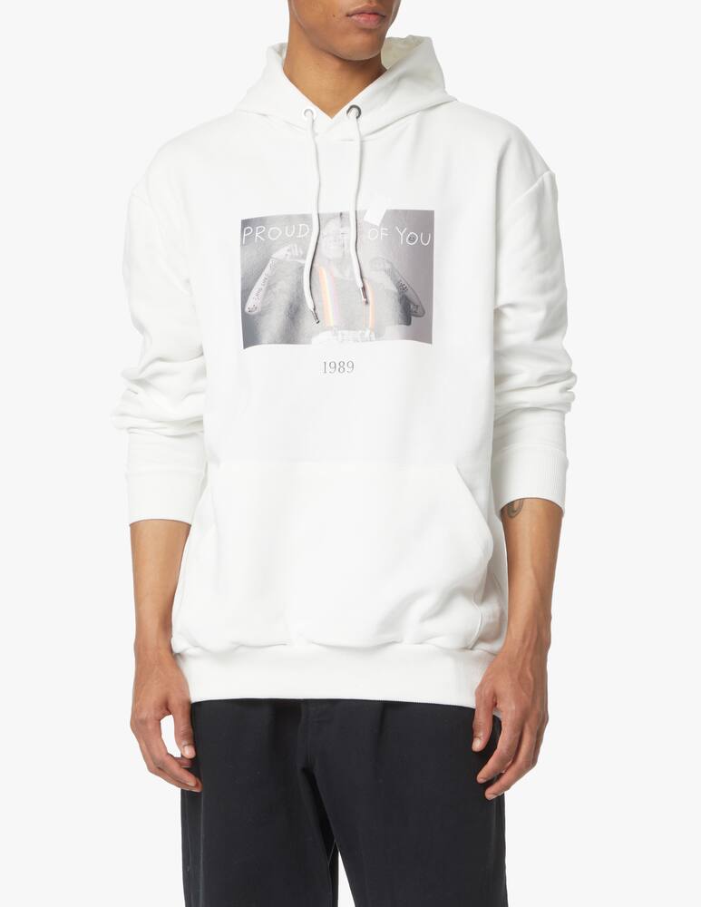 rinascente Throwback Felpa con cappuccio stewie - bianco