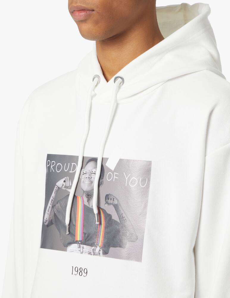 rinascente Throwback Felpa con cappuccio stewie - bianco