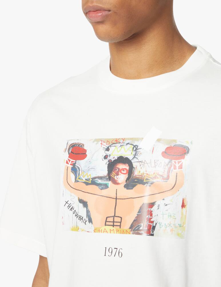 rinascente Throwback Rocky basquiat t-shirt - white