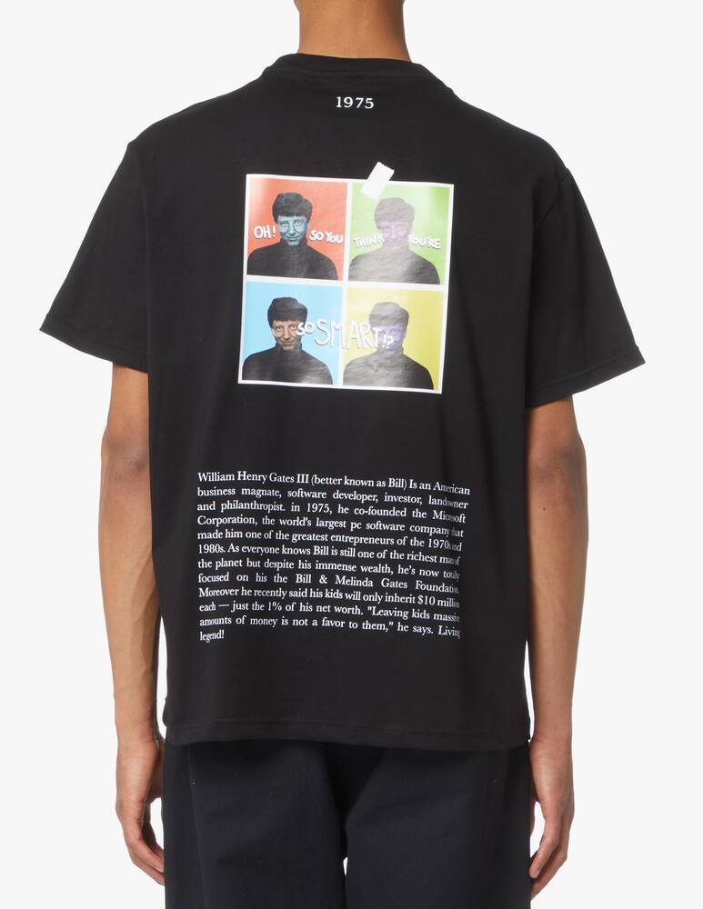Throwback Bill gates warhol t-shirt - black - picture 3 Throwback Bill gates warhol t-shirt - black - picture 3