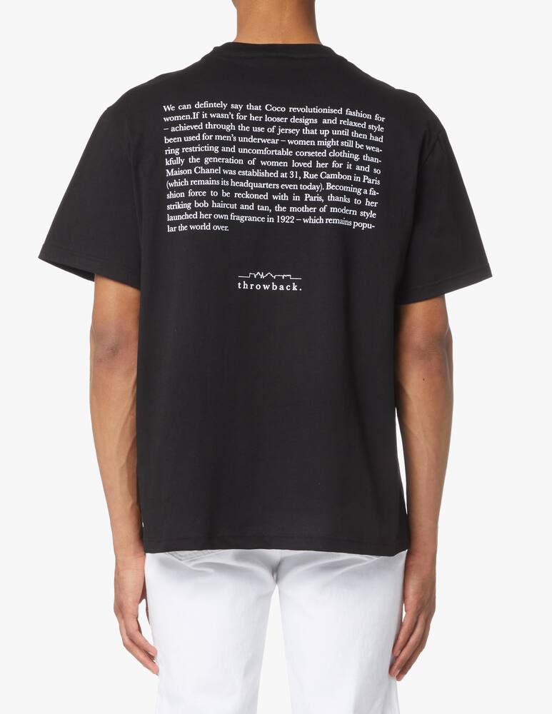 rinascente Throwback Coco chanel t-shirt - black