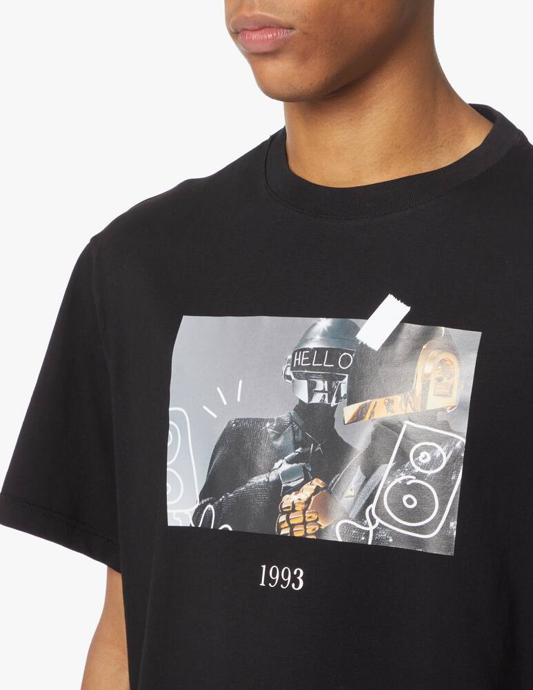 rinascente Throwback Maglietta manica corta daft punk - nero