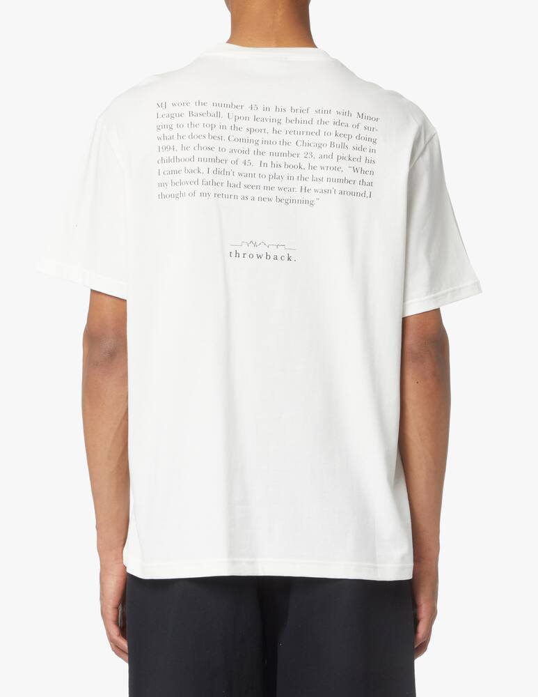 rinascente Throwback Michael jordan t-shirt - white