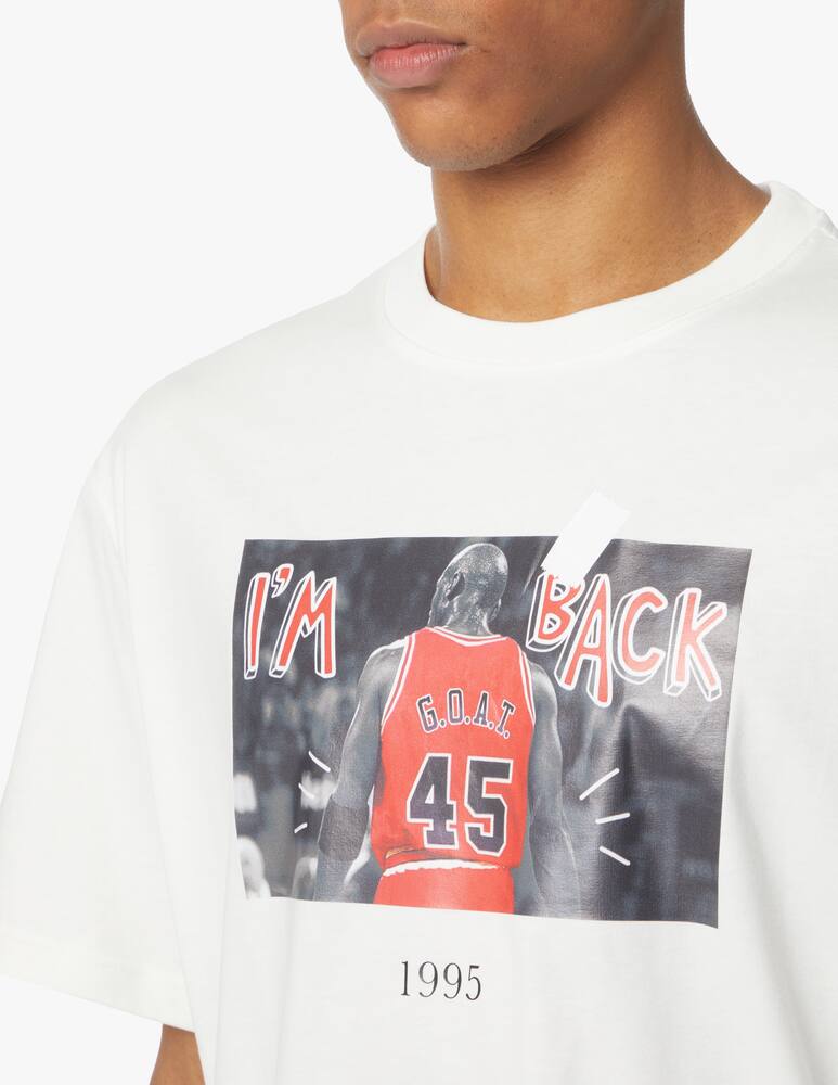 rinascente Throwback Michael jordan t-shirt - white