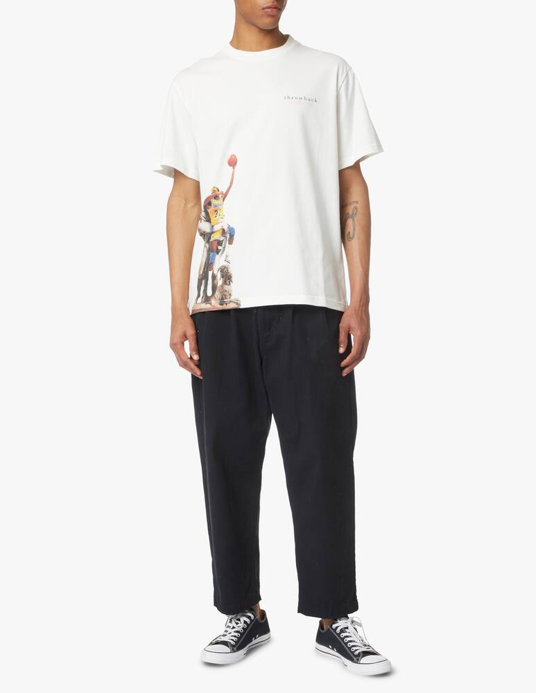 rinascente Throwback Maglietta manica corta magic statua - bianco