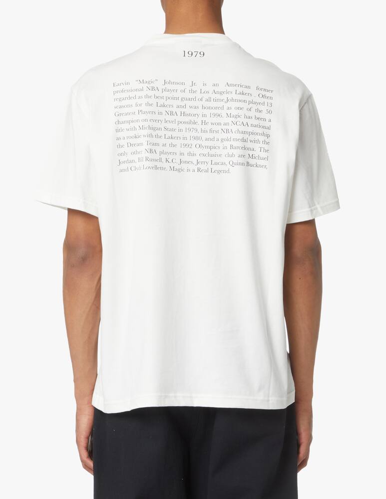 rinascente Throwback Maglietta manica corta magic statua - bianco