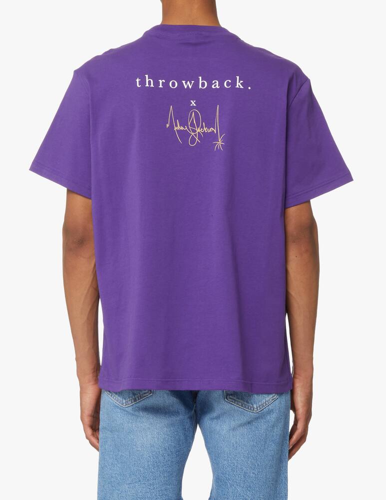 rinascente Throwback Maglietta manica corta smooth - viola