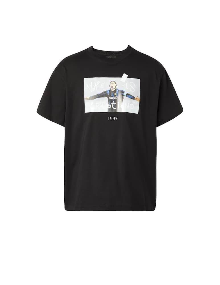 rinascente Throwback Maglietta manica corta ronaldo - nero