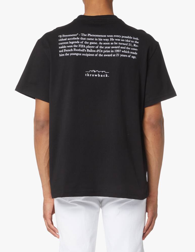 rinascente Throwback Maglietta manica corta ronaldo - nero