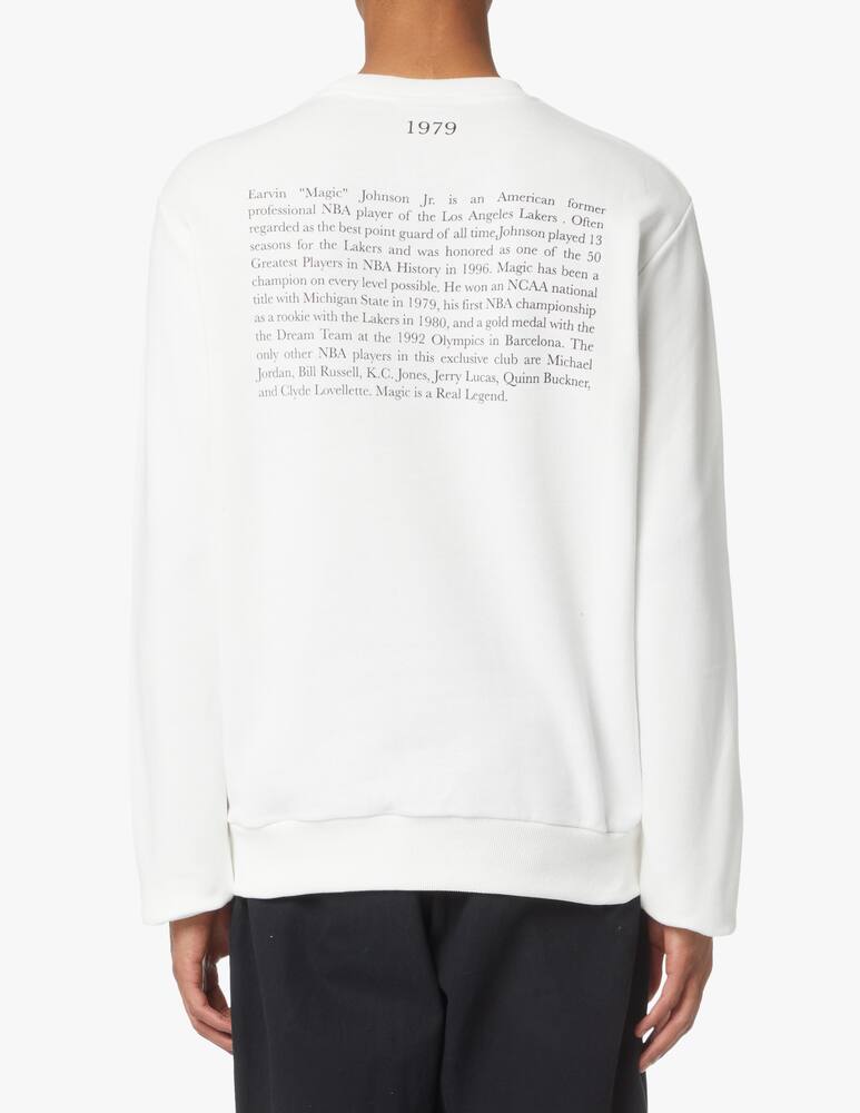 rinascente Throwback Felpa girocollo jordan statua - bianco