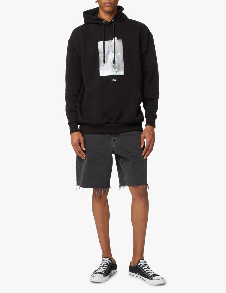 rinascente Throwback Felpa con cappuccio beat it - nero