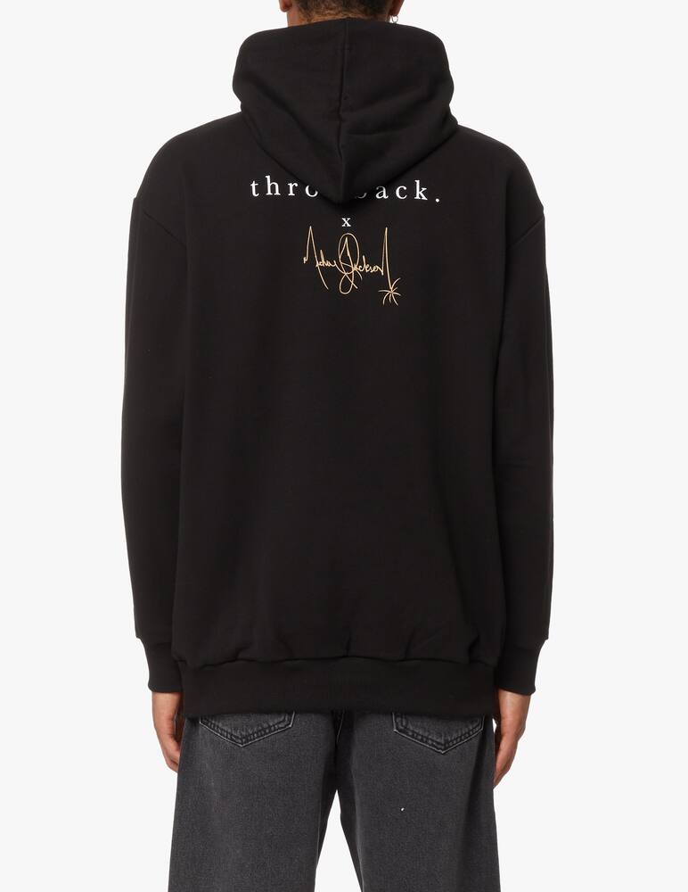 rinascente Throwback Felpa con cappuccio beat it - nero