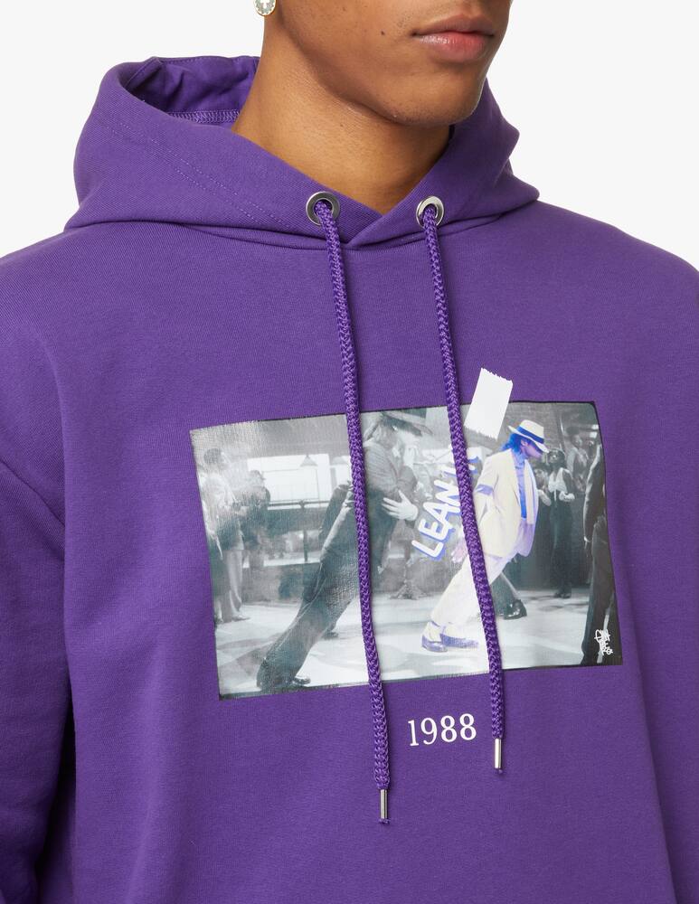 rinascente Throwback Smooth hoodie - violet