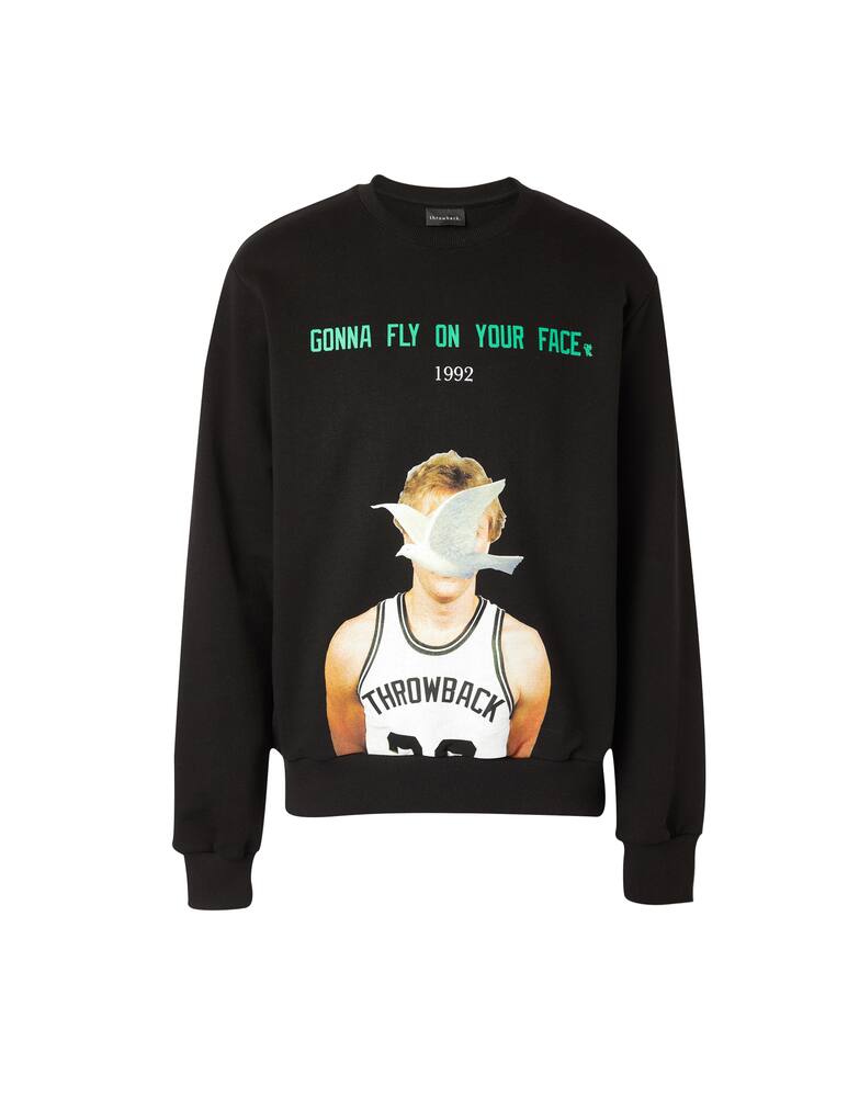 rinascente Throwback Felpa hc larry magritte - nero