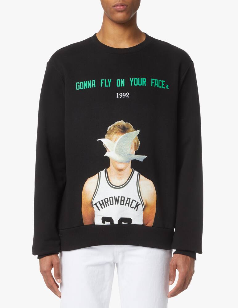 rinascente Throwback Felpa hc larry magritte - nero