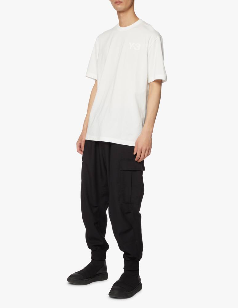 rinascente Adidas Y-3 T-shirt chest logo - white