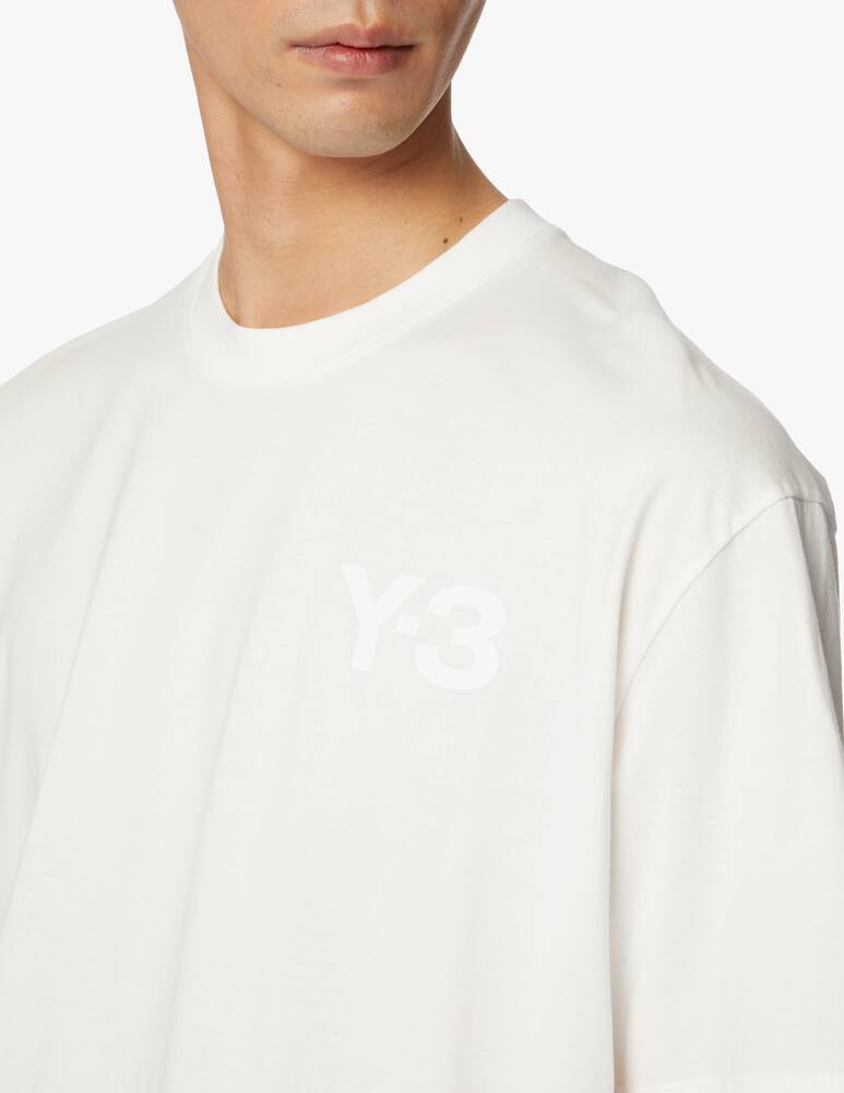 rinascente Adidas Y-3 T-shirt chest logo - white