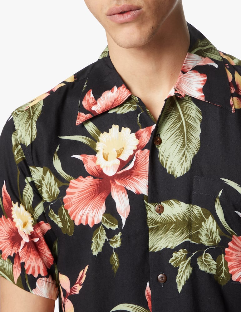 rinascente Karmakula Camicia manica corta hawaiana hemmingway - multicolor