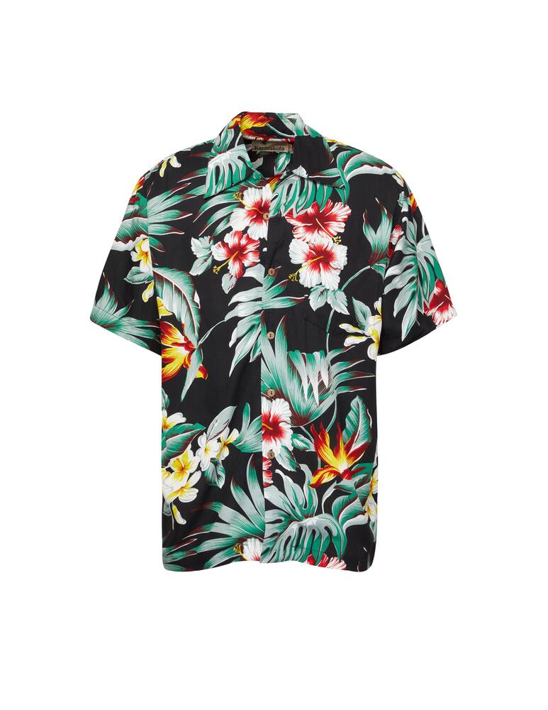rinascente Karmakula Hawaiana montana short sleeve shirt - black