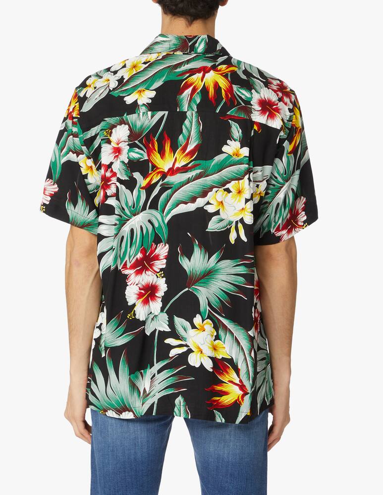 rinascente Karmakula Hawaiana montana short sleeve shirt - black