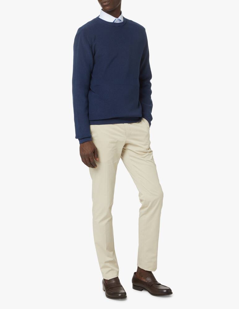 rinascente Rinascente Collection English rib cotton sweater - blue