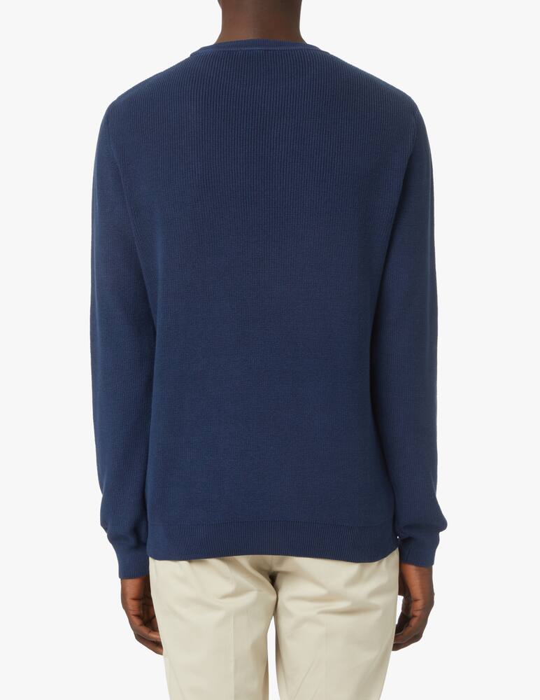 rinascente Rinascente Collection English rib cotton sweater - blue