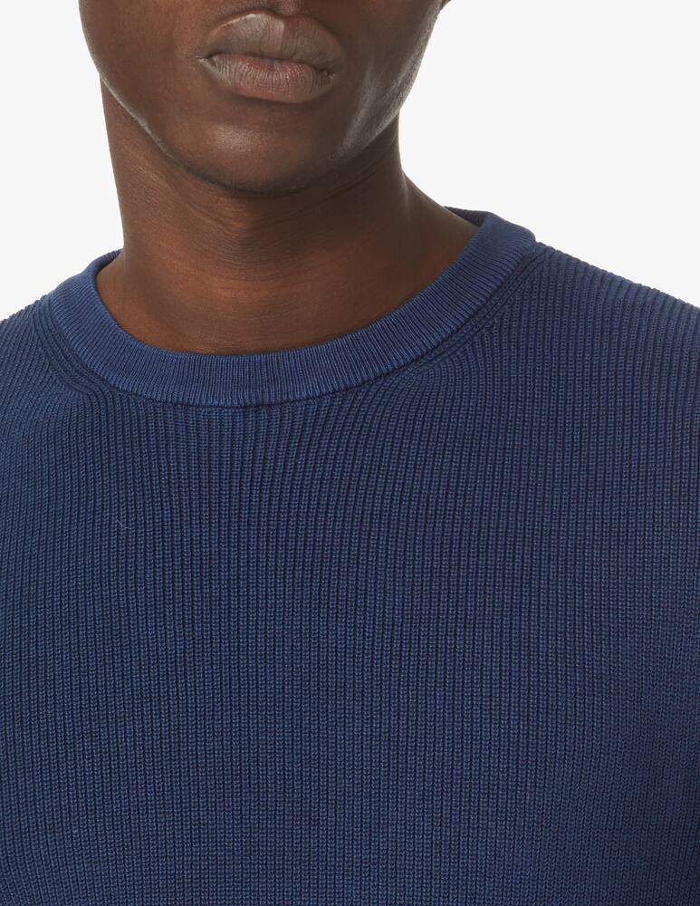 rinascente Rinascente Collection English rib cotton sweater - blue