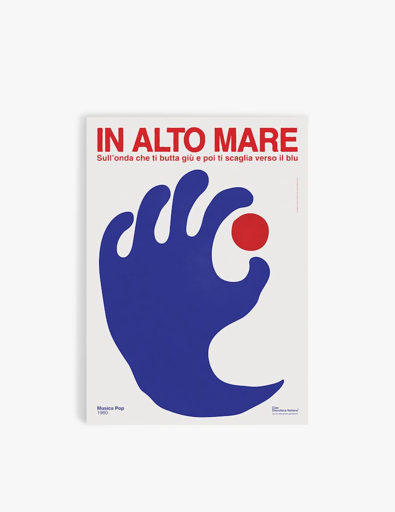 rinascente Ciao Discoteca Italiana In Alto Mare Poster