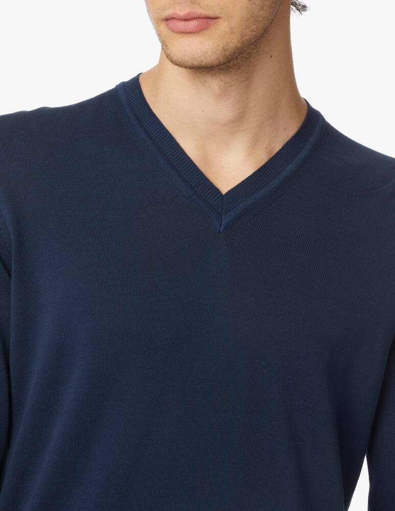 rinascente Rinascente Collection V-neck cotton sweater - blue