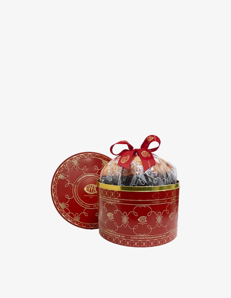 Pasticceria Cova Montenapoleone Panettone Tradizionale Latta Rossa 750g - immagine 1 Pasticceria Cova Montenapoleone Panettone Tradizionale Latta Rossa 750g - immagine 1