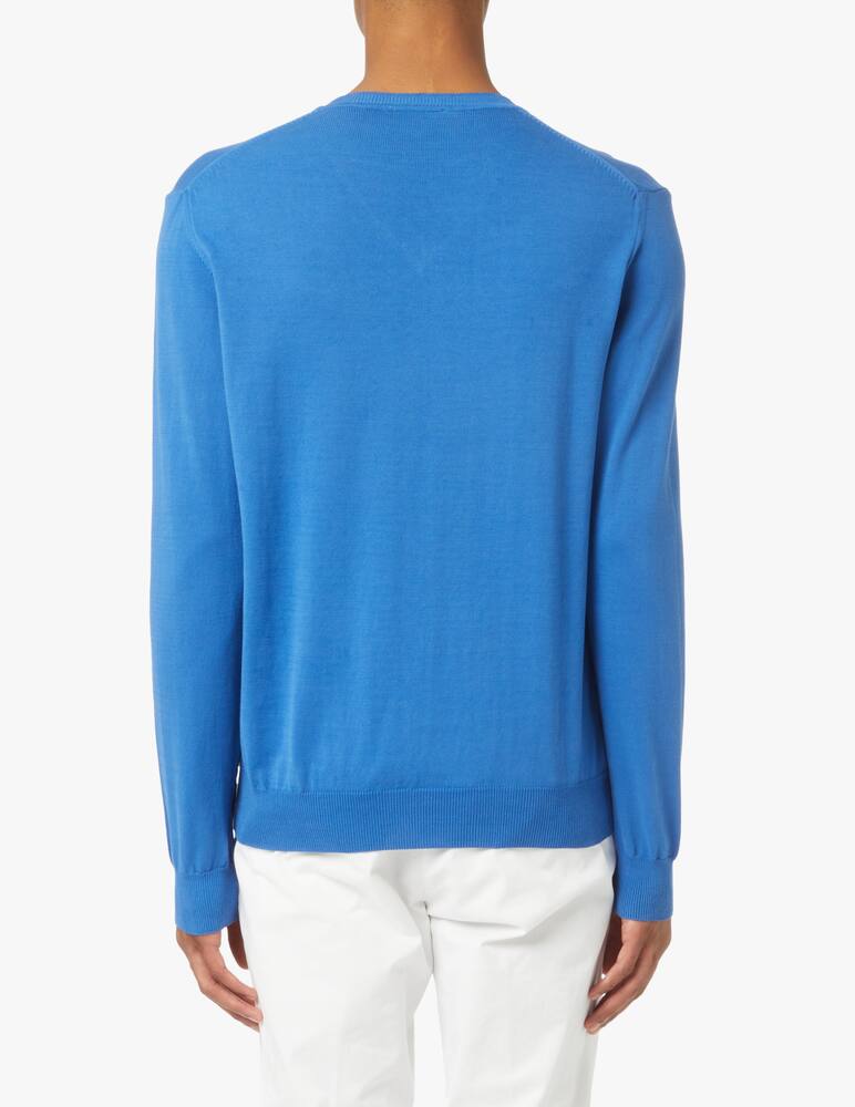 rinascente Rinascente Collection Maglia con scollo a v in cotone - blu