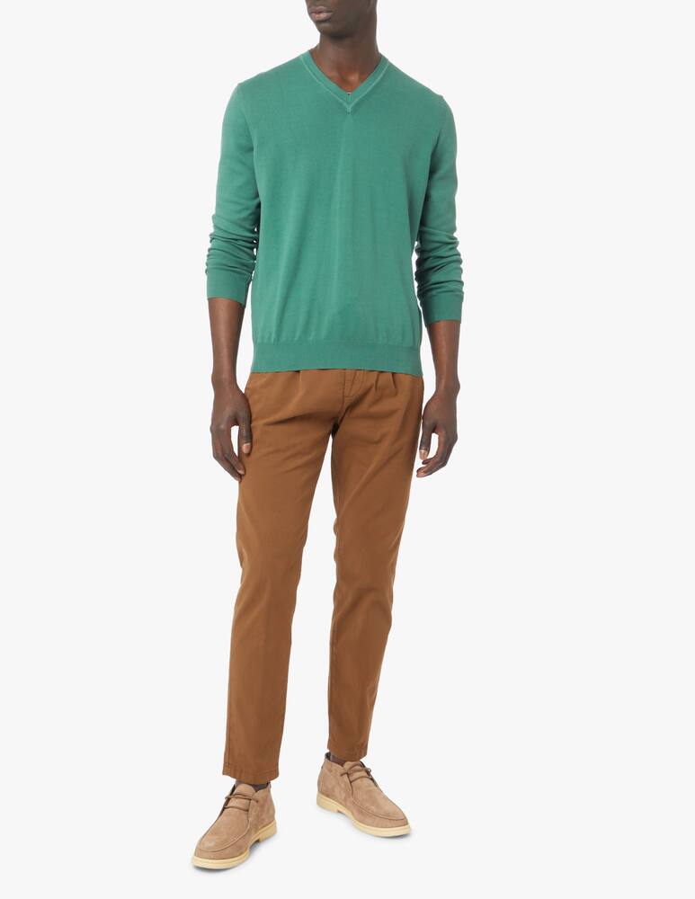 rinascente Rinascente Collection V-neck cotton sweater - green