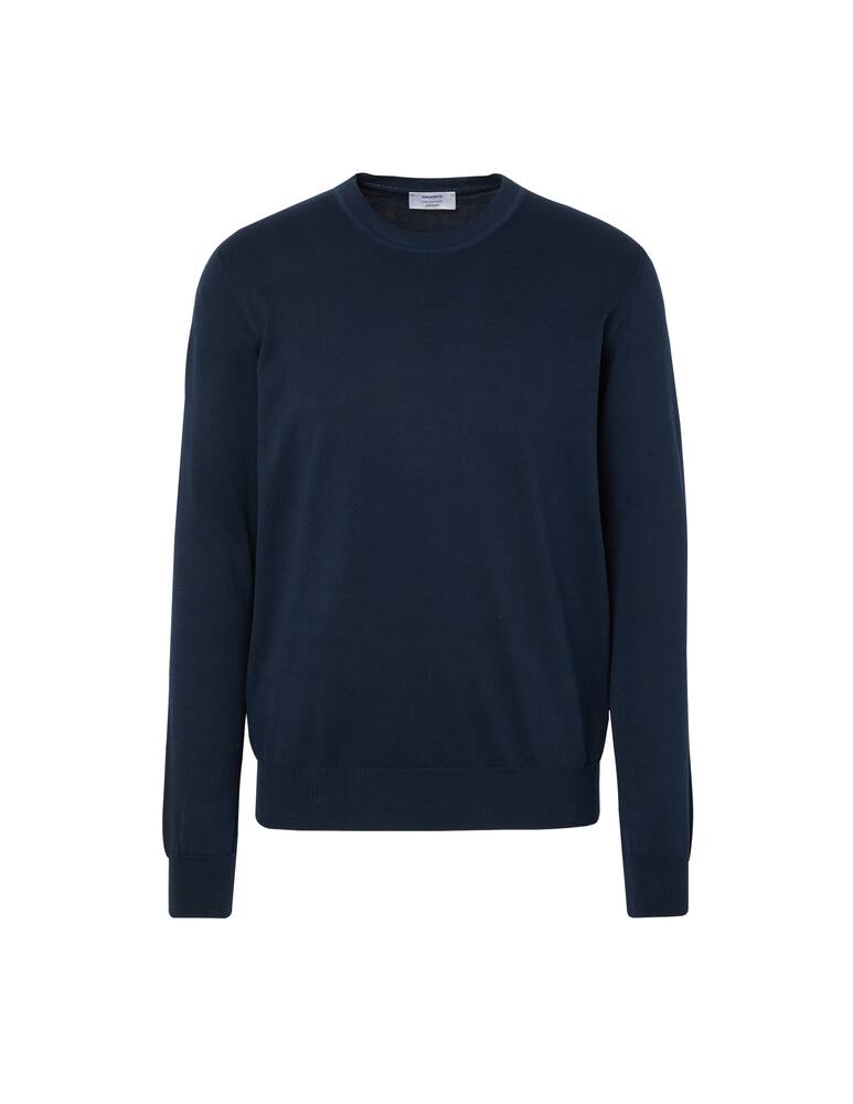 rinascente Rinascente Collection Girocollo in cotone - blu