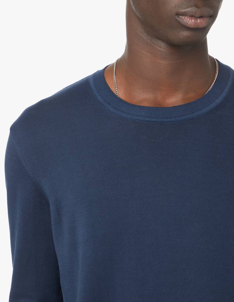 rinascente Rinascente Collection Girocollo in cotone - blu