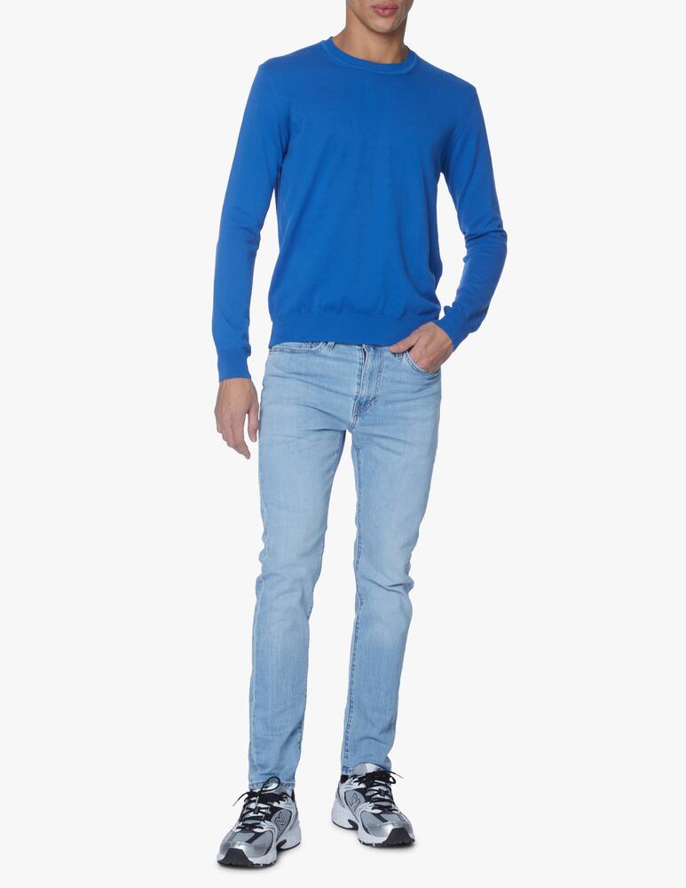 rinascente Rinascente Collection Girocollo in cotone - blu