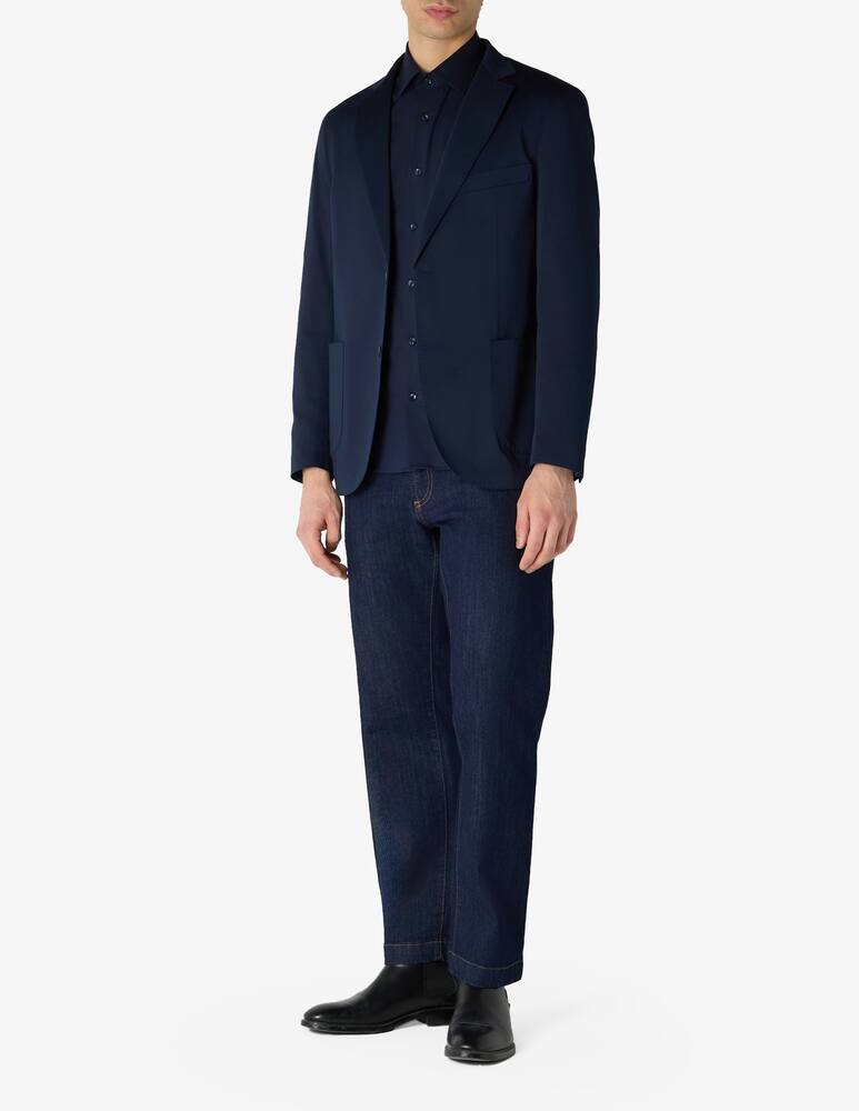 Misaky Giacca in raso di cotone stretch Drop 7 - mix & match - immagine 2 Misaky Giacca in raso di cotone stretch Drop 7 - mix & match - immagine 2