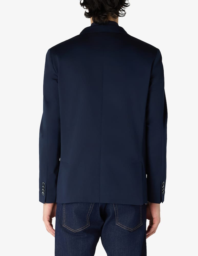 Misaky Giacca in raso di cotone stretch Drop 7 - mix & match - immagine 3 Misaky Giacca in raso di cotone stretch Drop 7 - mix & match - immagine 3