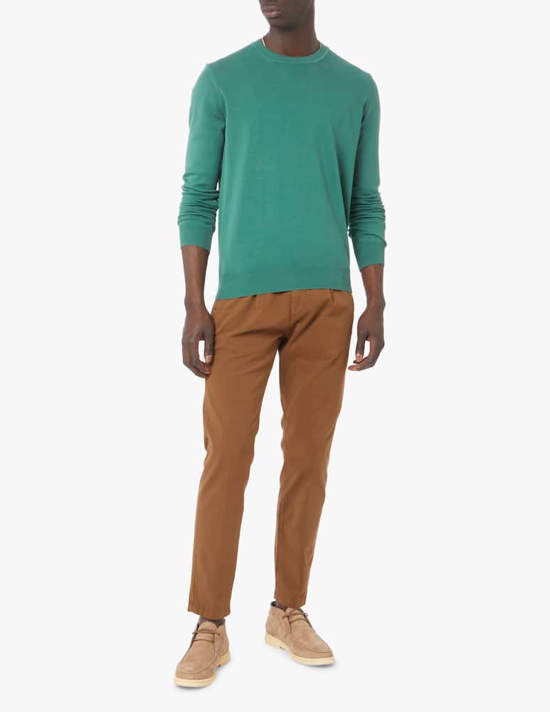 rinascente Rinascente Collection Girocollo in cotone - verde