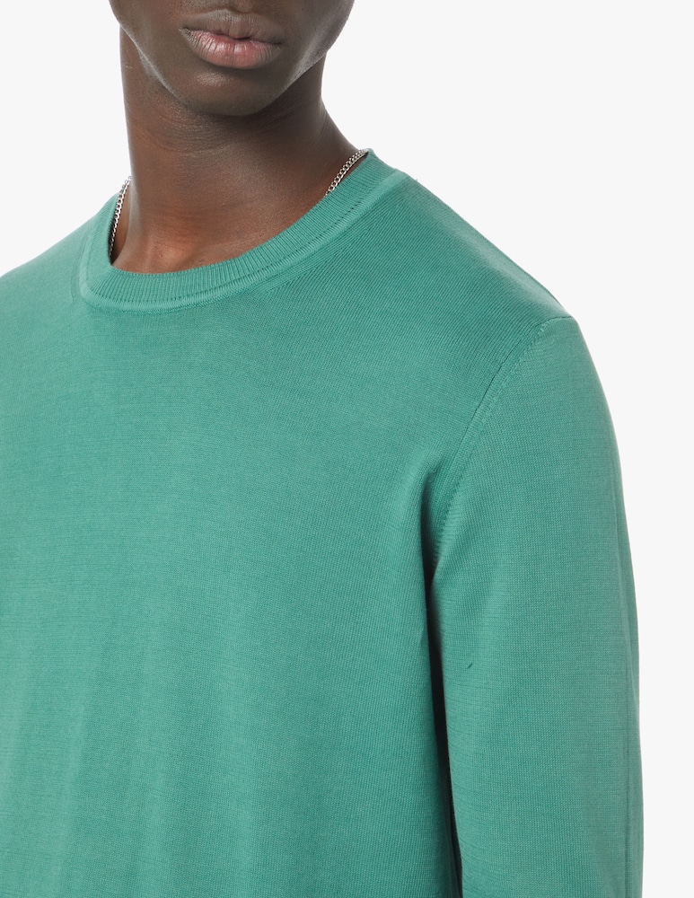 rinascente Rinascente Collection Girocollo in cotone - verde