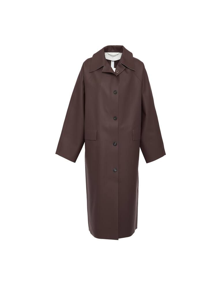 rinascente KASSL Editions Trench lungo gommato Raglan