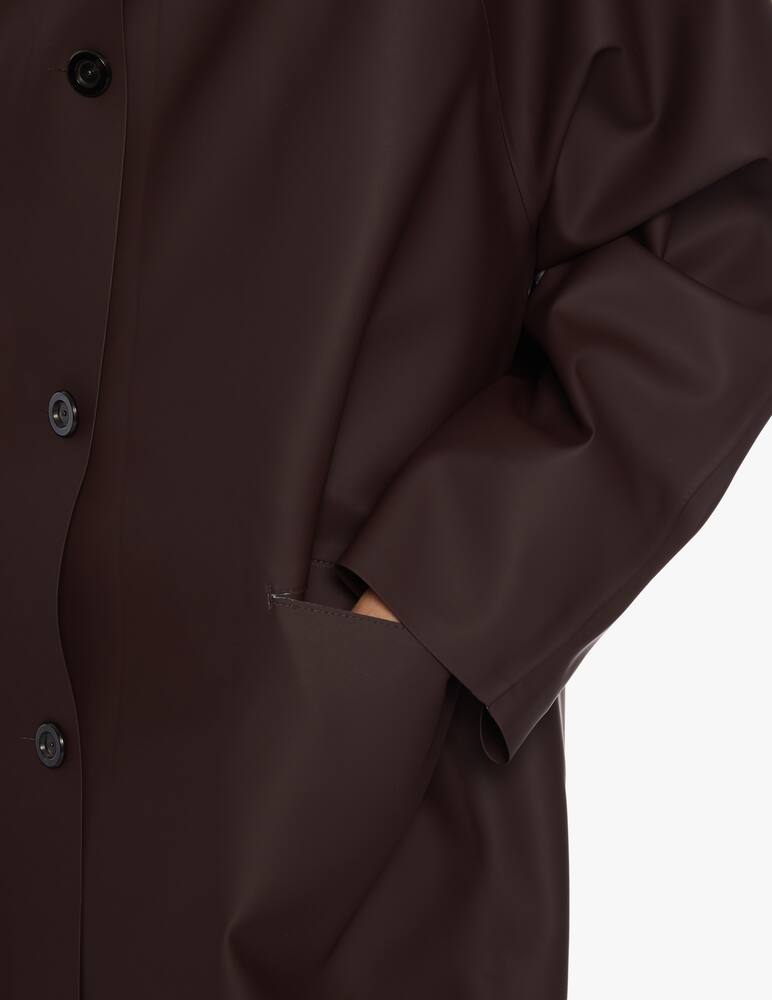 rinascente KASSL Editions Trench lungo gommato Raglan